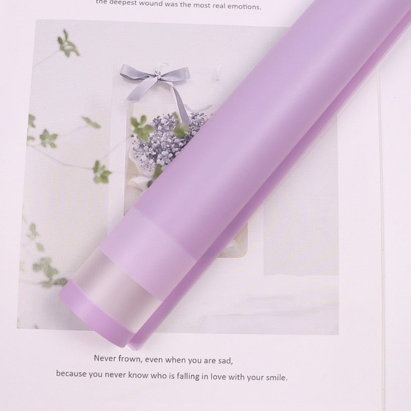 20pcs Transparent Frame Border Bouquet Wrapping Material (Waterproof)