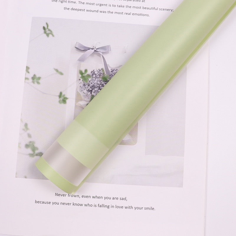 20pcs Transparent Frame Border Bouquet Wrapping Material (Waterproof)