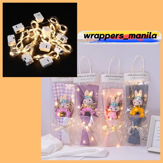 2meter Mini Fairy Lights Copper Wire /LED String Light Battery Bouquet Decoration Flower Accessories