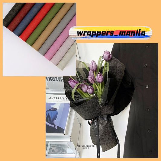 15pcs Thick Non-Woven Fabric Cloth Wrappers Bouquet Wrapping Materials