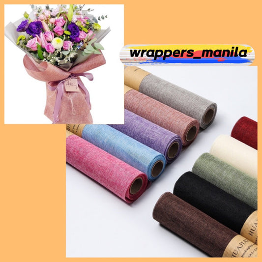 Floral Wrapping Net Yarn Colored Linen Bouquet Mesh Wrapper