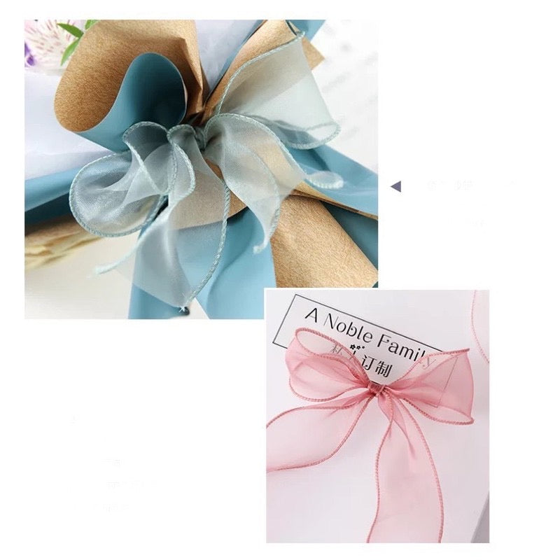 10 Yards Wave Style Gift and Bouquet Wrapping Ribbon