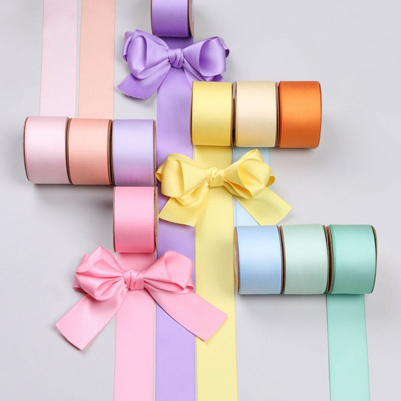 100Yards 4cm Satin Ribbon Gift Wrapping Satin Ribbon