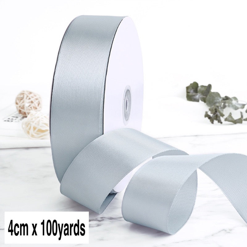 100Yards 4cm Satin Ribbon Gift Wrapping Satin Ribbon