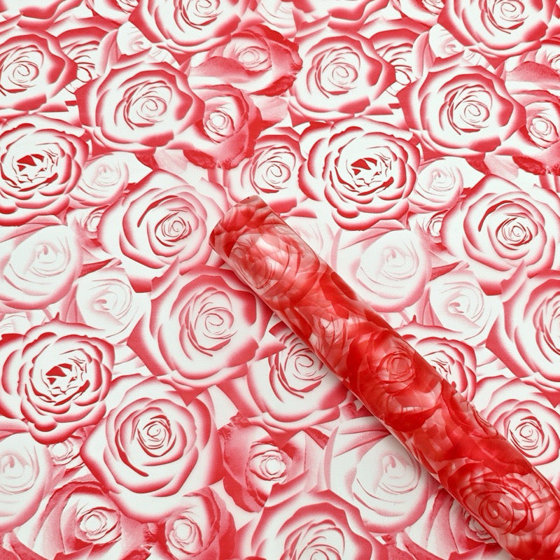 20pcs Rose Pattern Colored Wrappers Bouquet Wrapping Paper (Waterproof)