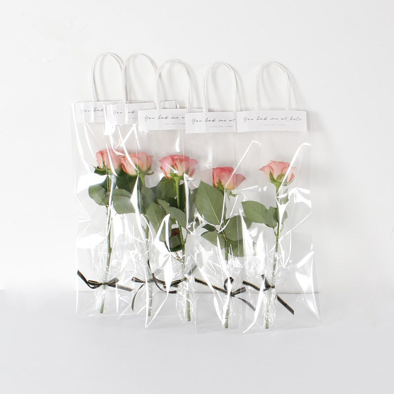 10pcs Flower Bag Bouquet Gift Bag (bag only）