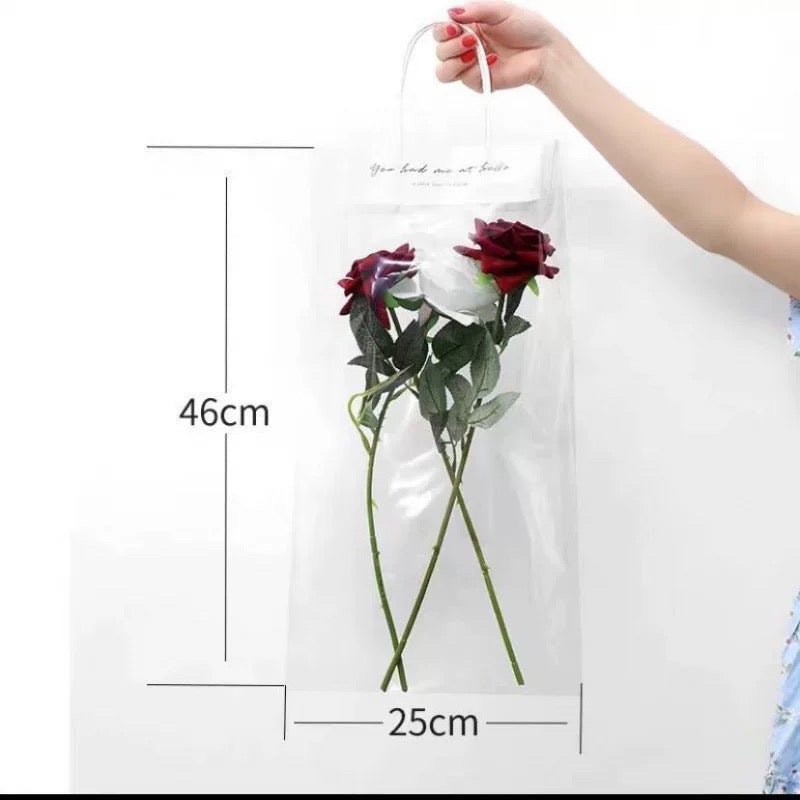 10pcs Flower Bag Bouquet Gift Bag (bag only）