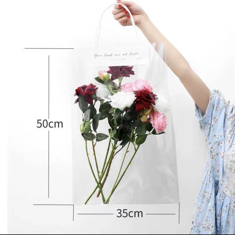 10pcs Flower Bag Bouquet Gift Bag (bag only）