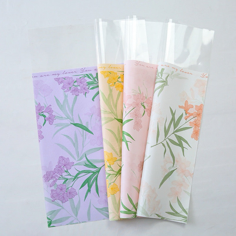 20pcs Single Stem Floral Wrappers Bouquet Wrapping Paper