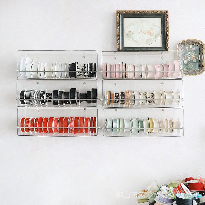 Acrylic Ribbon Rack Ribbon Storage Organizer