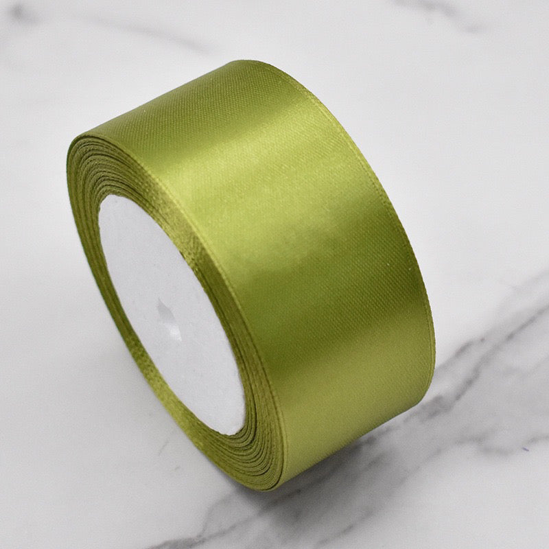 25Yards Plain Gift Wrapping Bouquet Ribbon Satin Ribbon