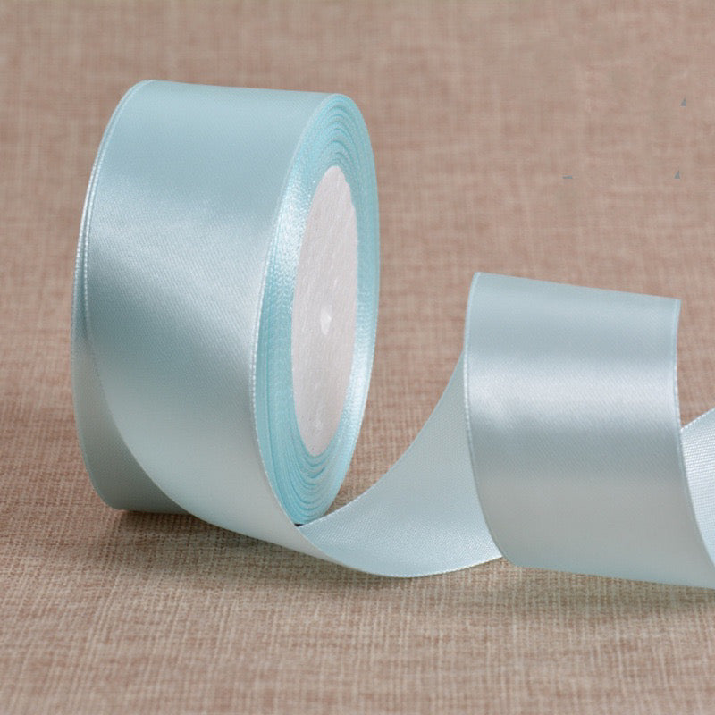 25Yards Plain Gift Wrapping Bouquet Ribbon Satin Ribbon