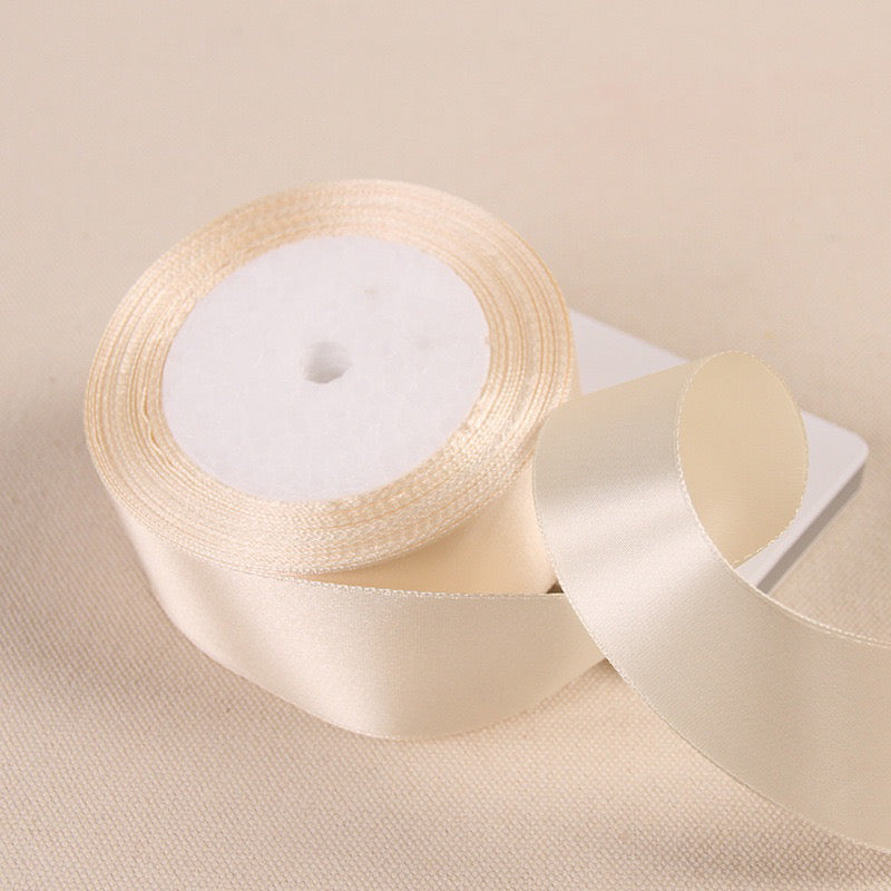 25Yards Plain Gift Wrapping Bouquet Ribbon Satin Ribbon