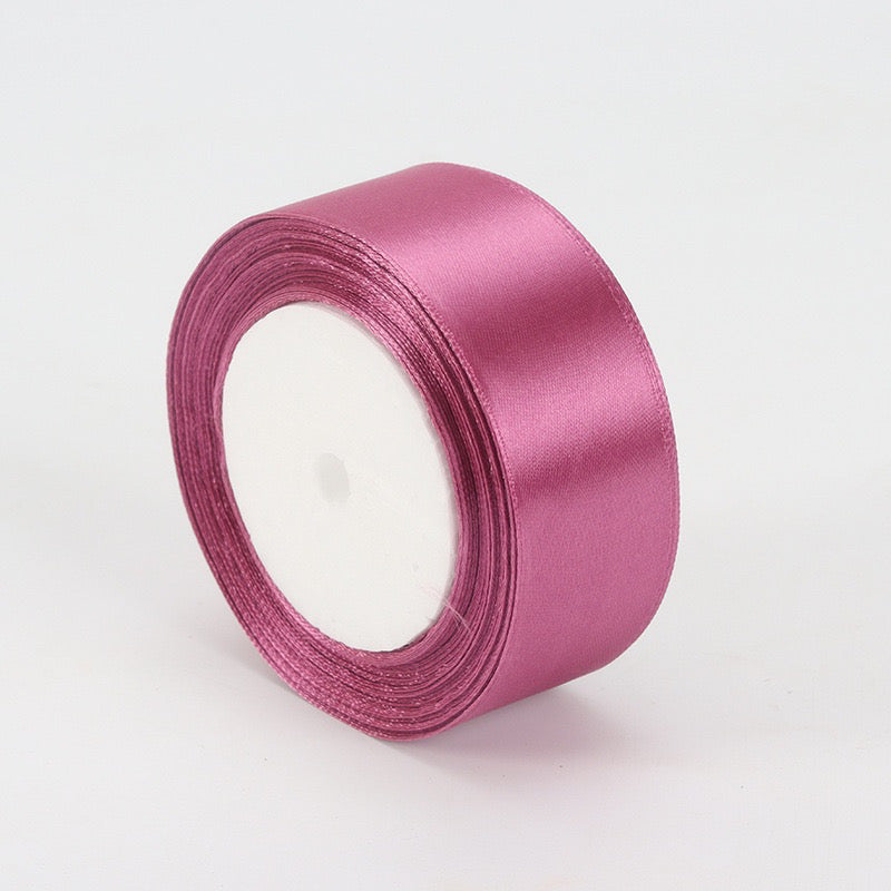 25Yards Plain Gift Wrapping Bouquet Ribbon Satin Ribbon