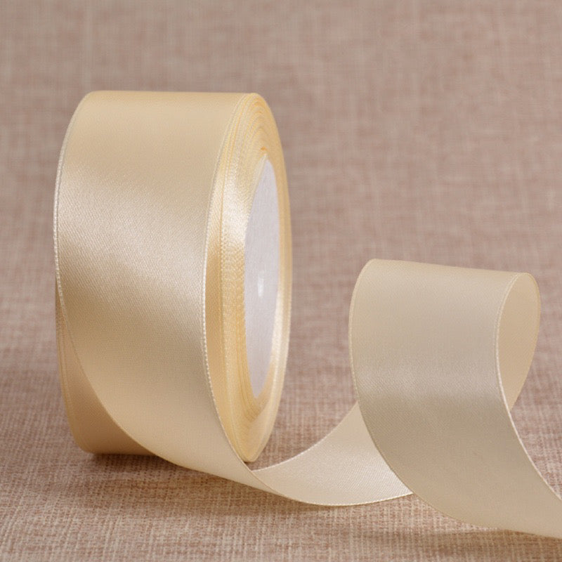 25Yards Plain Gift Wrapping Bouquet Ribbon Satin Ribbon