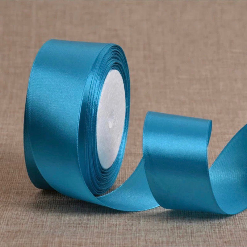 25Yards Plain Gift Wrapping Bouquet Ribbon Satin Ribbon