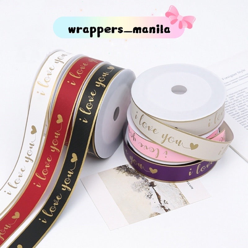 3cm Quality Plastic Style Ribbon Gift Wrapping Bouquet Ribbon 50yards long