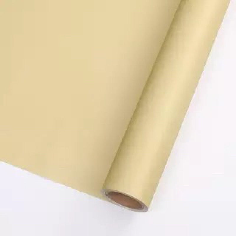 10meter per roll Plain Single Tone Colored Wrappers Bouquet Wrapping Material (Waterproof)