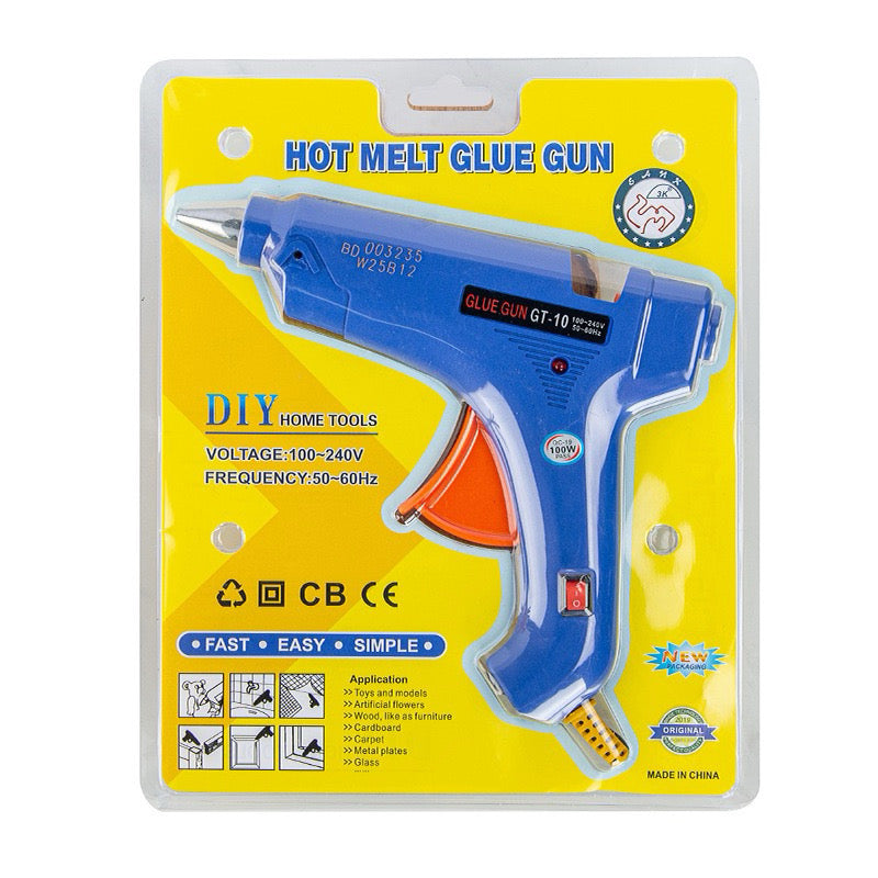 Electric Hot Melt Glue Gun 100W Heavy Duty