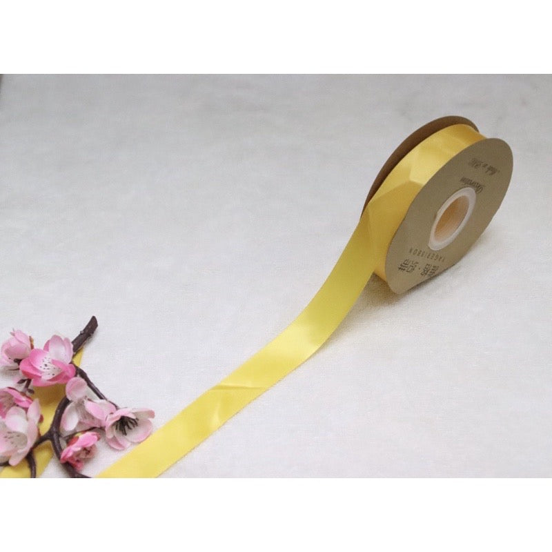 50 yards Plain Satin Ribbon Gift Wrapping Bouquet Ribbon