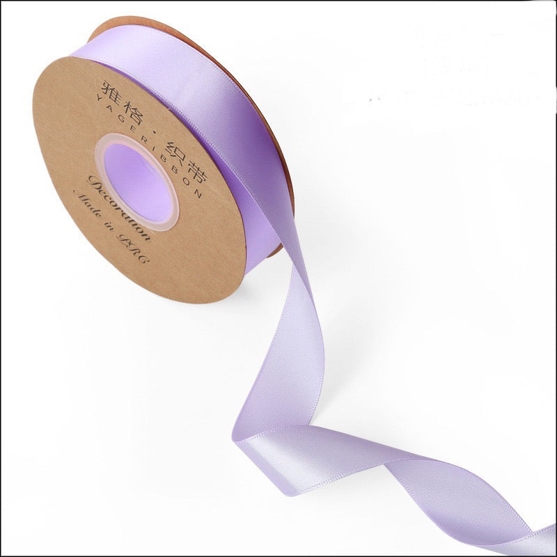 50 yards Plain Satin Ribbon Gift Wrapping Bouquet Ribbon