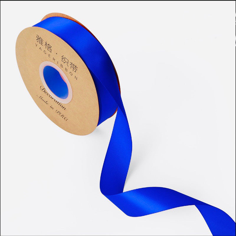 50 yards Plain Satin Ribbon Gift Wrapping Bouquet Ribbon