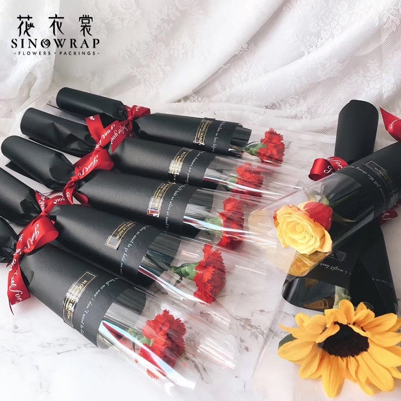 20pcs per Pack Single Stem Rose Wrappers Bouquet Wrapping Paper