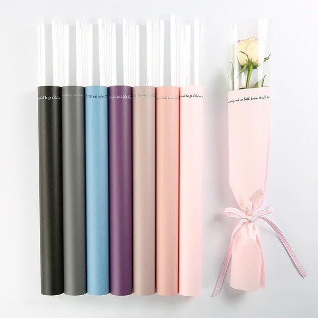 20pcs per Pack Single Stem Rose Wrappers Bouquet Wrapping Paper