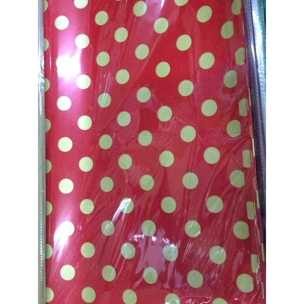 20pcs per Pack Two-Sided Polkadots Colored Wrappers Bouquet Wrapping Material (Waterproof)