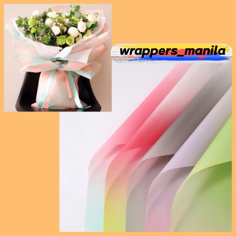 20in1 Pack Aurora Light Design Wrapper Bouquet Wrapping Material (Waterproof)