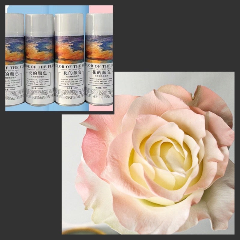 Floral Spray Color Change