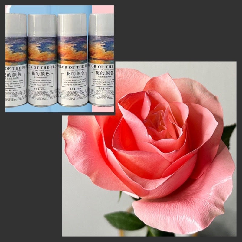 Floral Spray Color Change