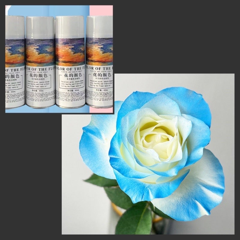 Floral Spray Color Change