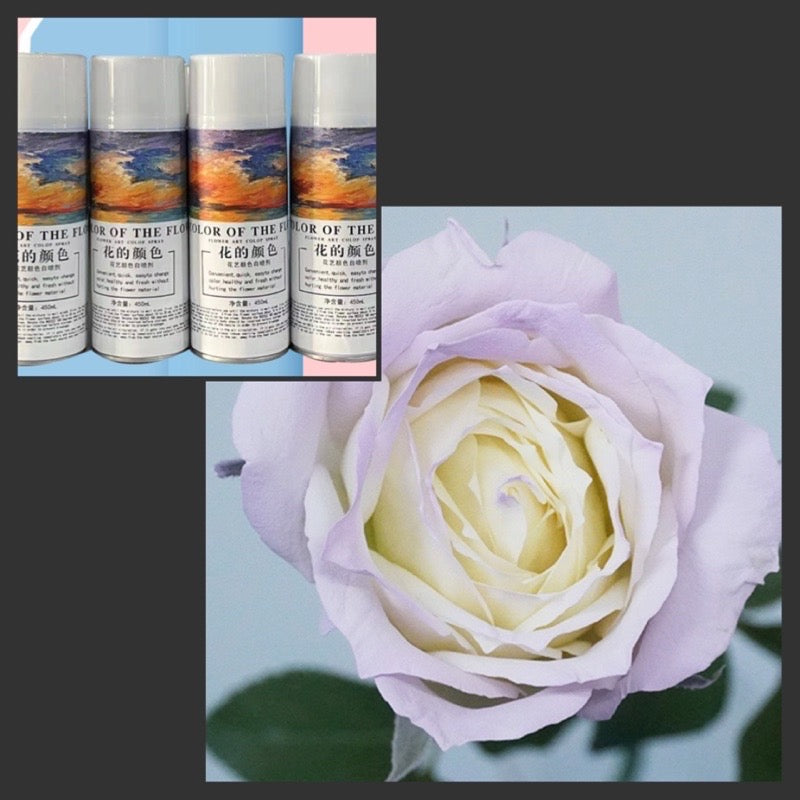 Floral Spray Color Change