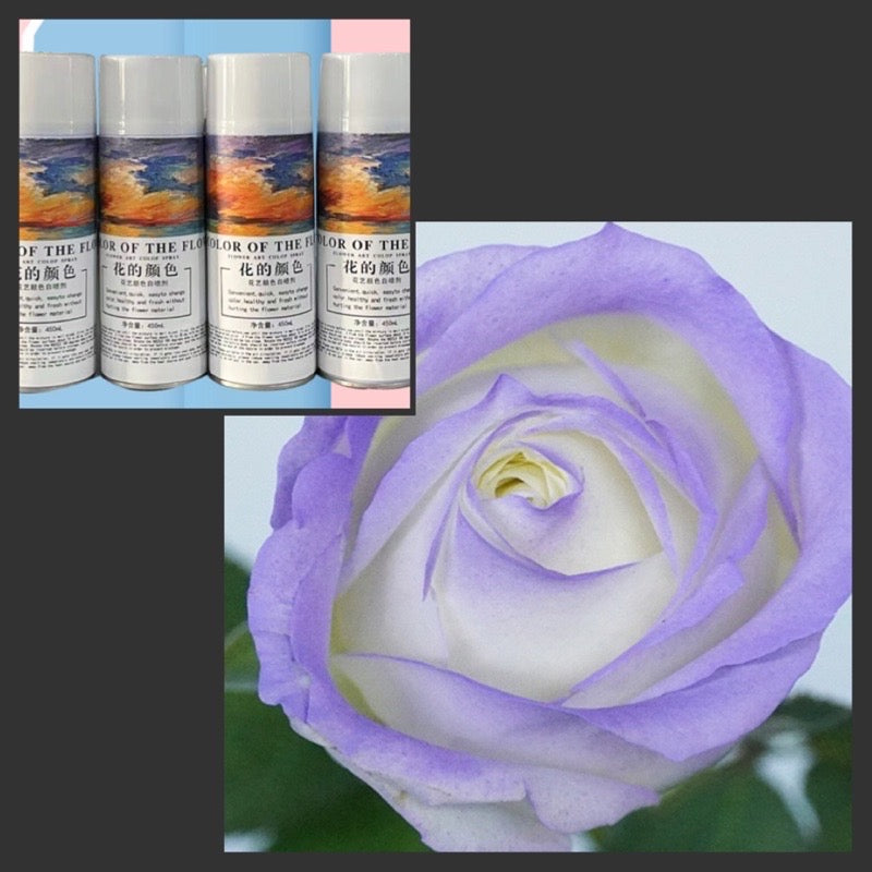 Floral Spray Color Change