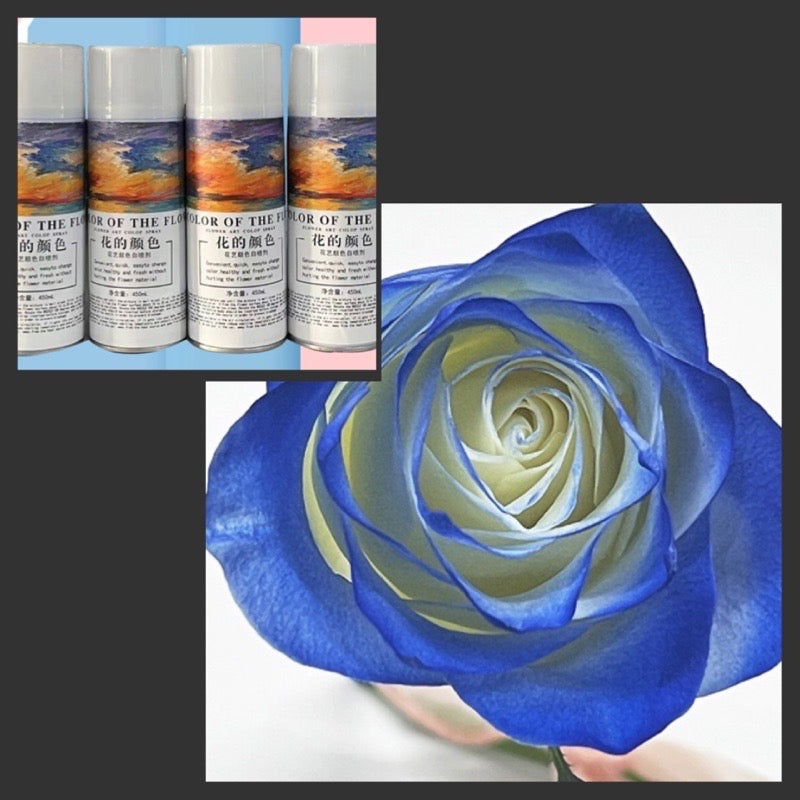 Floral Spray Color Change