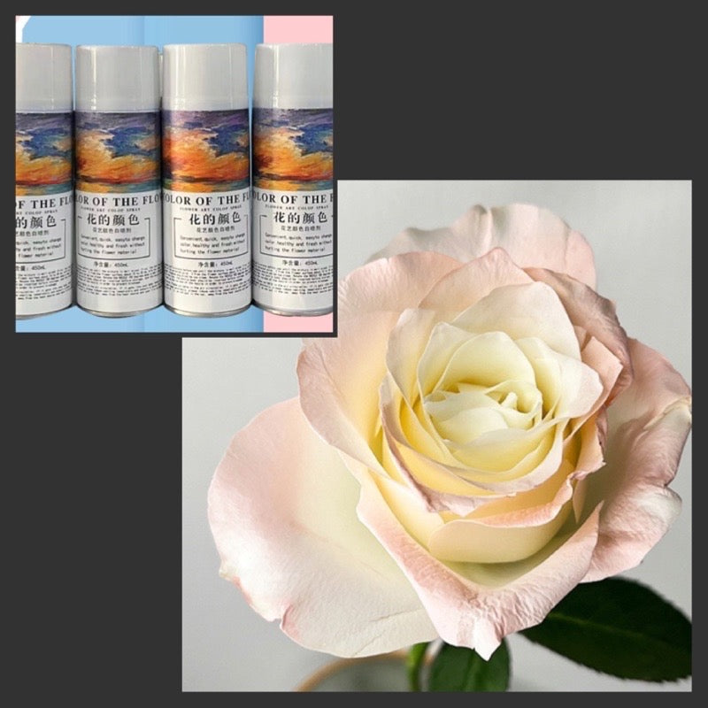 Floral Spray Color Change