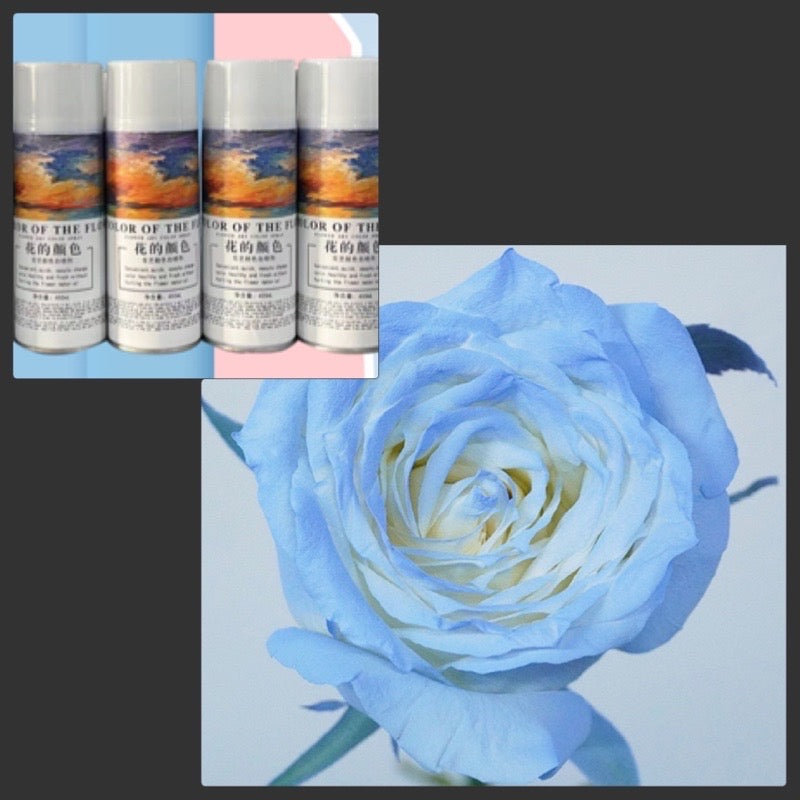 Floral Spray Color Change