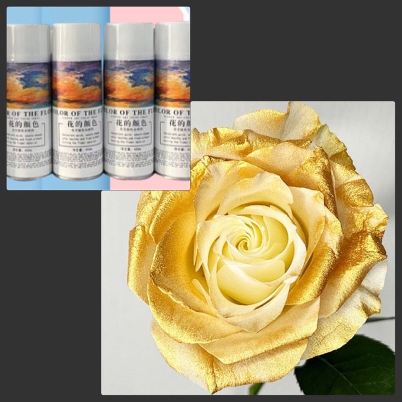 Floral Spray Color Change