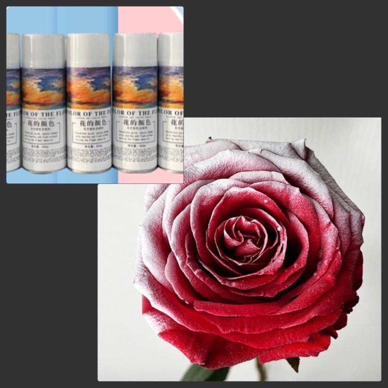 Floral Spray Color Change