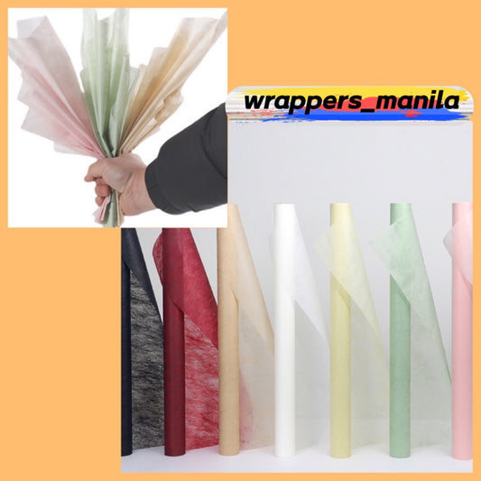 Floral Wrapping Plain Milky Roll Bouquet Wrapper