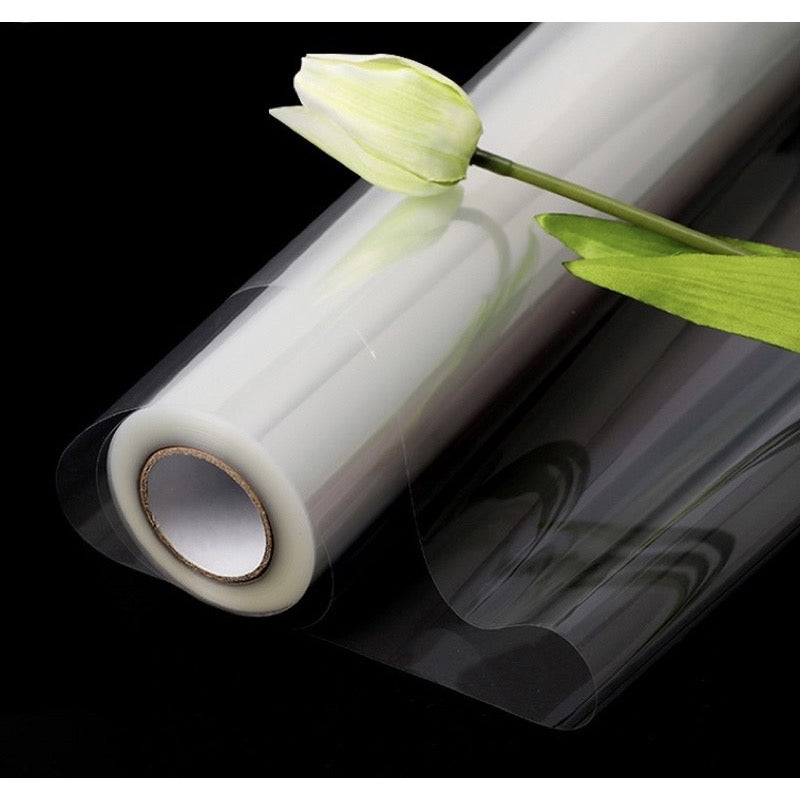 Transparent Plastic Bouquet Wrapping Roll