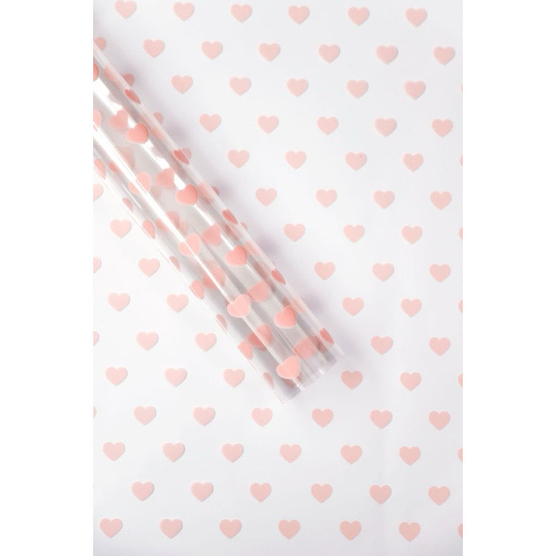 20pcs Full Heart Wrappers Bouquet Wrapping Material (Waterproof)