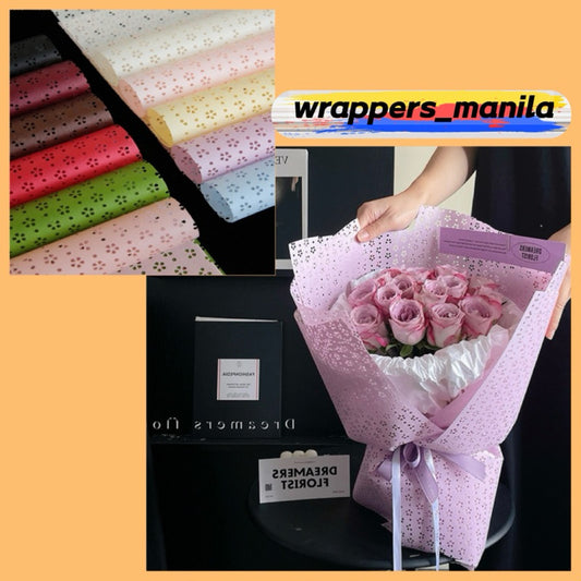 10pcs Full Flower Wrappers Bouquet Wrapping Material (Non-woven)