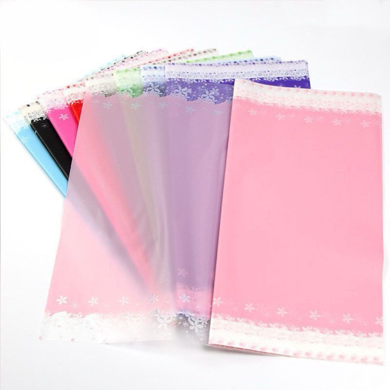 20pcs Fading Flower Edge Wrappers Bouquet Wrapping Materials (Waterproof)