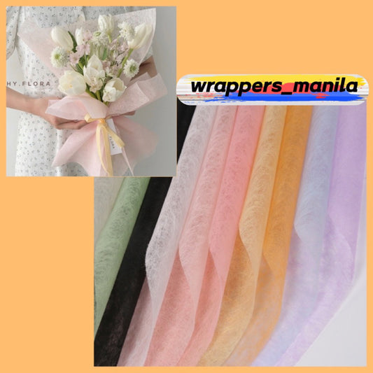 15pcs per Pack Silk Fabric Wrappers Flower Bouquet Packaging Materials Wrapping Paper