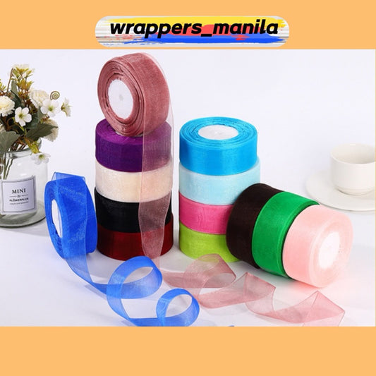 50Yards Organza Ribbon Gift Wrapping Bouquet Ribbon