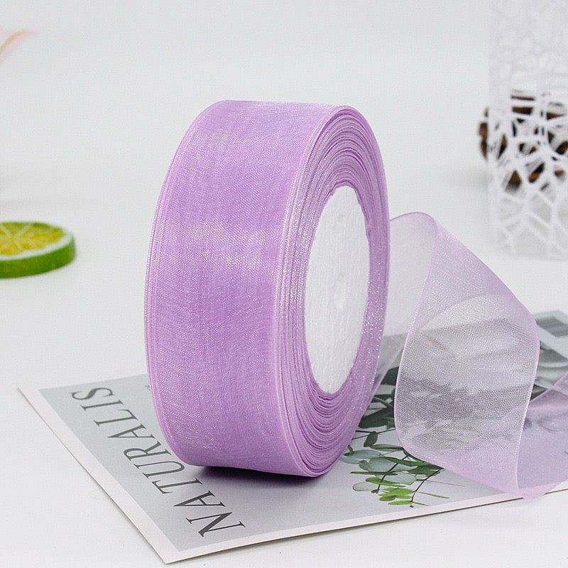 50Yards Organza Ribbon Gift Wrapping Bouquet Ribbon