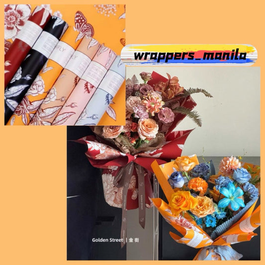 20pcs Romantic Butterfly Wrappers Bouquet Wrapping Material (Waterproof)