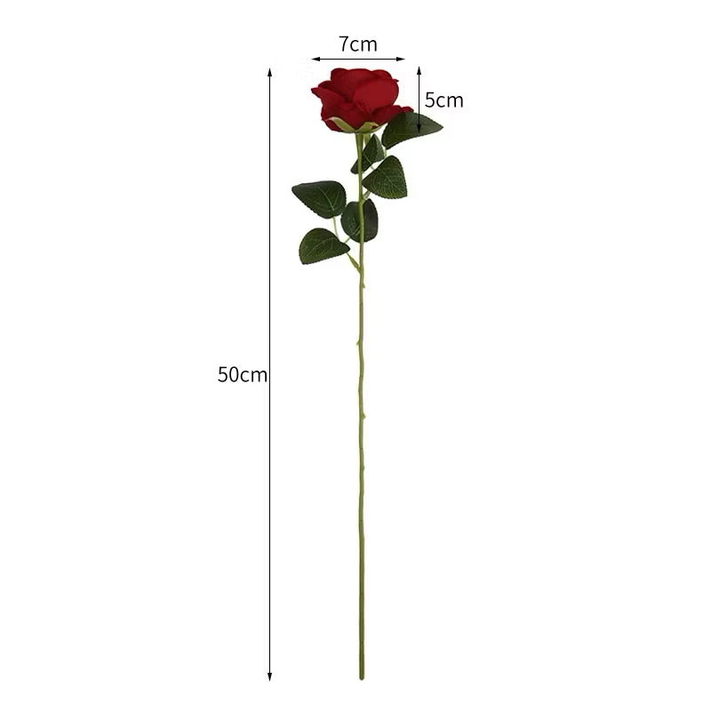 Artificial Rose Acasia Flower Stem Flower Head